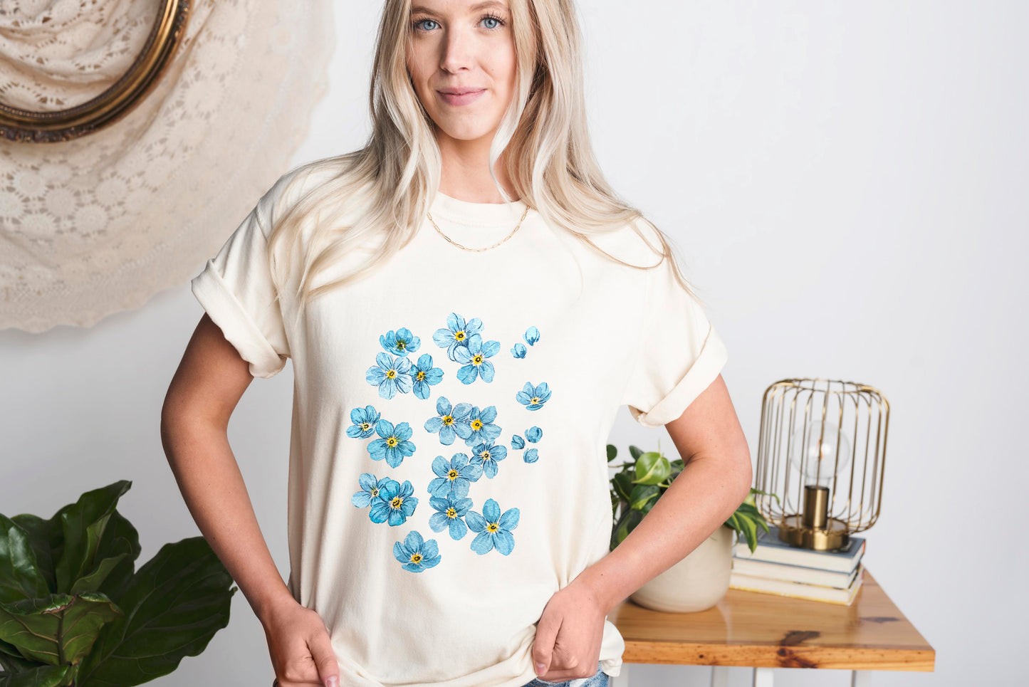 Forget me not Comfort Colors T-shirt